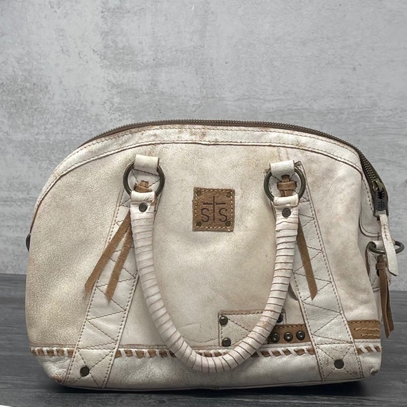 NWOT - Cremello Sansa Satchel by STS